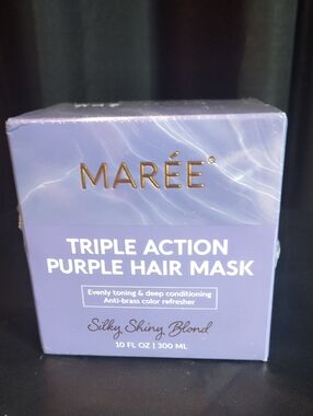 MAREE Triple Action Purple Hair Mask - Purple BNIB